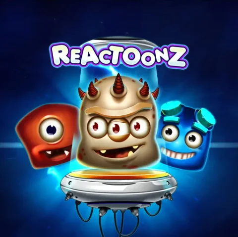 Reactoonz gokkast met buitenaardse wezens in een raster