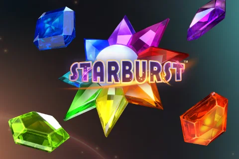 Starburst juweelgokkast met gloeiende rollen