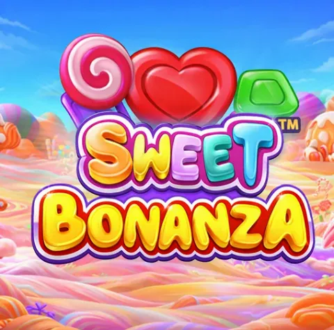 Sweet Bonanza kleurrijke snoepgokkast